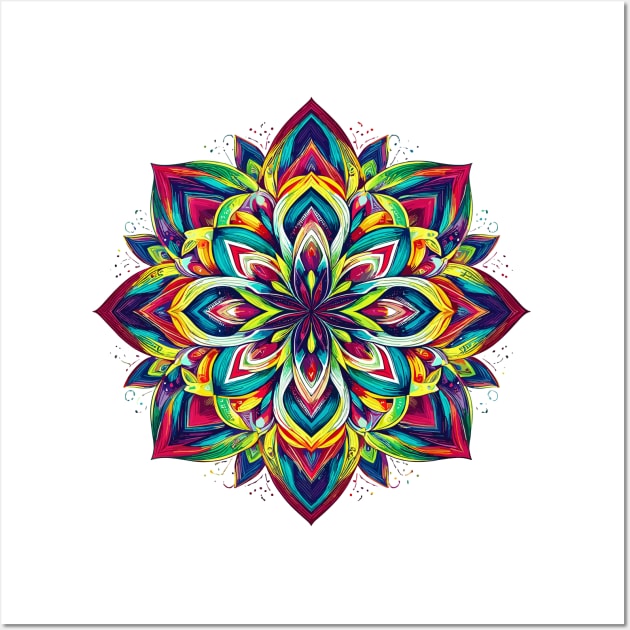 Mandala Multicolor 2 Wall Art by sapphire seaside studio